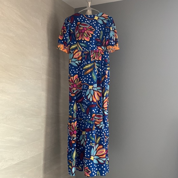 NWT Tabitha Brown x Target blue floral dress with pockets - Picture 6 of 9